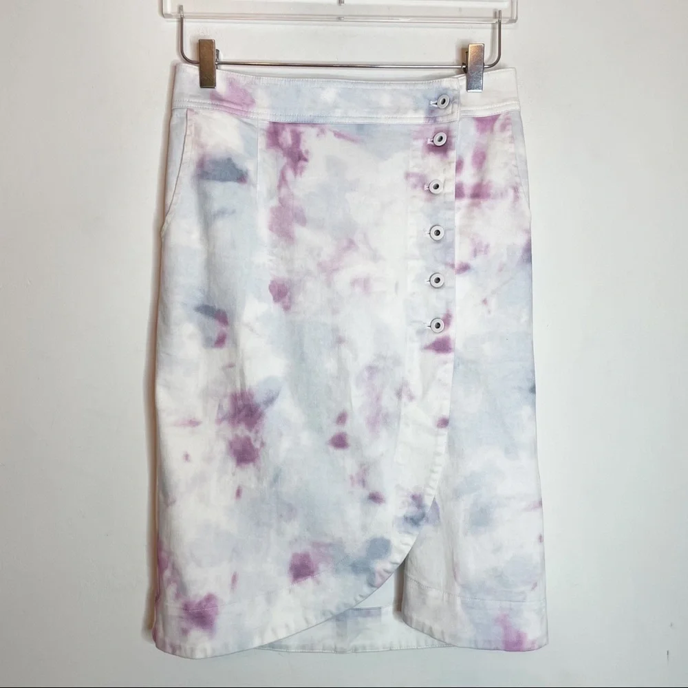 Anthropologie Size  tie-dyed tulip skirt - Picture 3 of 10